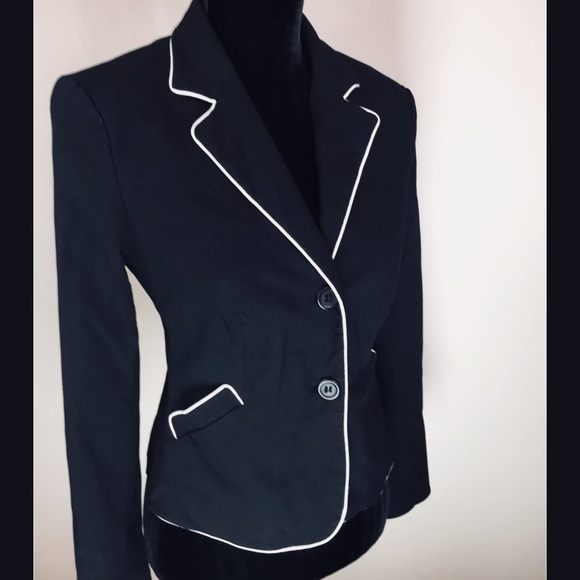 The Limited Stretch Black Blazer Jacket Size M - Picture 2 of 6